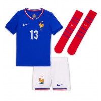 Francúzsko Kante #13 Domáci Detský futbalový dres ME 2024 Krátky Rukáv (+ trenírky)